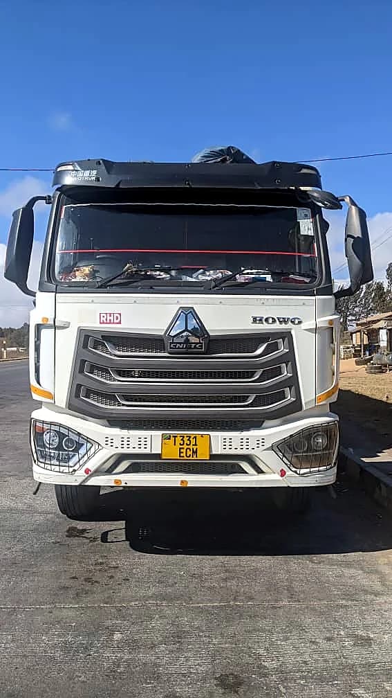 Itemba Logistics truck in a yard